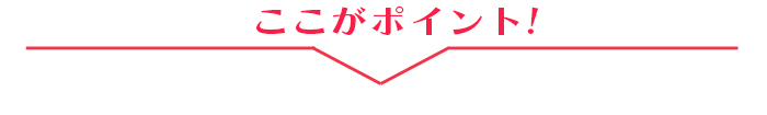 ここがポイント